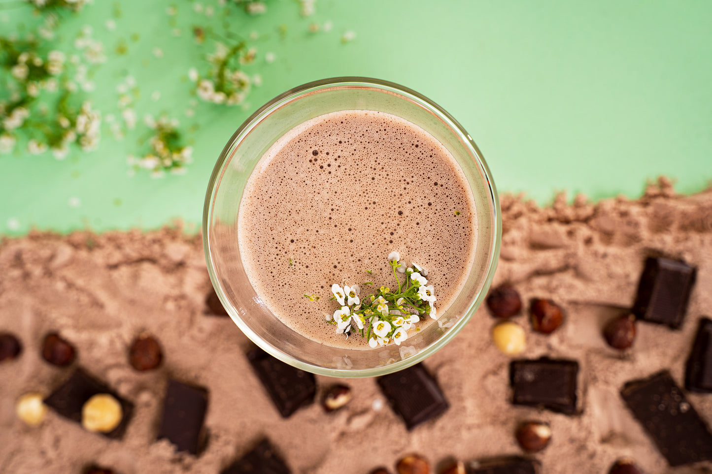 Protein drink - hazelnut and chocolate flavor (35 servings)